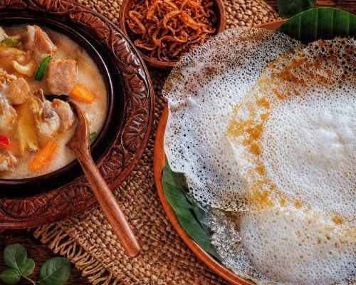 Appam with Stew